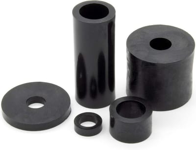 Afstandshulzen Kunststof - Afstandsstukken Onderlegschijven - Afstanden Creëren - Cilindrisch Met Doorlopende Boring - 20 x 53 x 10 mm
