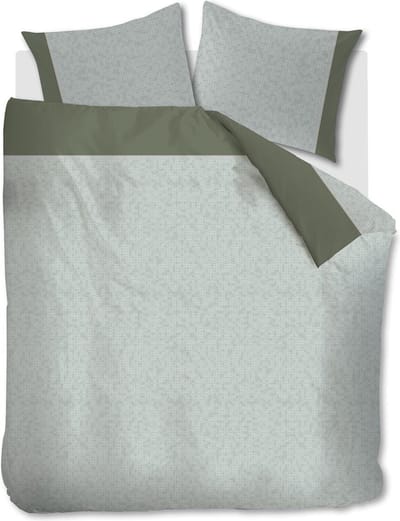Silvana Laurel dekbedovertrek - Tweepersoons - 200x200/220 - Groen