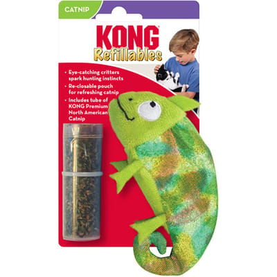 KONG Refillables Kattenspeelgoed Kameleon