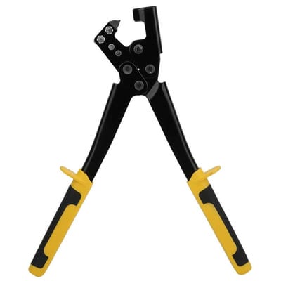 Ynkkvre - krimptang - 15-273 voor U-profielen 0,6 mm - permanent krimpen van metalen frameprofielen - comfortabele handgreep - éénhandig gebruik - robuust staal