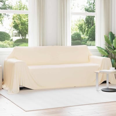 vidaXL Kleden 6 st Crèmekleurig 350 x 270 cm 8.09 kg Fleece