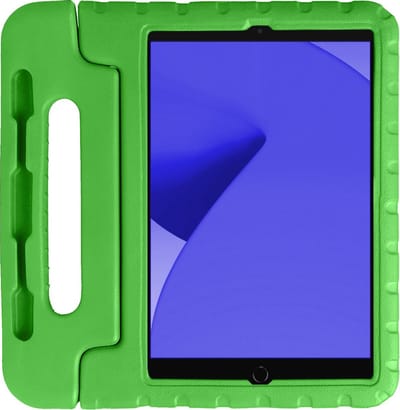Hoes - Geschikt voor Apple iPad 8 (2020) - 10.2 inch - 8e Generatie - Kinderhoes Shockproof Bumper - Kidsproof Case - Tablet Hoesje - Kinder Hoesje Cover - Groen