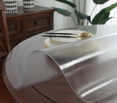 PVC Tafelkleed - Tafelbeschermer Cover - Meubels Beschermen - Waterdicht en Hittebestendig - 70x70CM - Mat