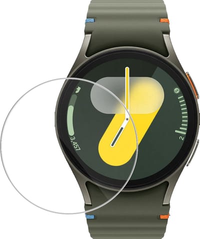 Screenprotector - Geschikt voor Samsung Galaxy Watch 7 (40 mm) - Sterk & Shockproof - Tempered Glass - Beschermglas Screen Cover - Gehard Glas - Bescherm Protector voor Smartwatch