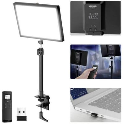 Neewer GL25B LED-videolamp Aantal LEDs: 176 Bi-Color