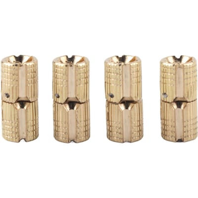 4 stuks/pak Koper Messing Kast Geschenkdoos Verborgen Tonvormig Scharnier 8mm 180 graden Openingshoek