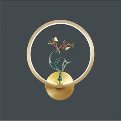 Koperen Wandlamp - Binnenverlichting Decoratie - Sfeerverlichting Creëren - Minimalistisch Design - AC90-260V - Koper