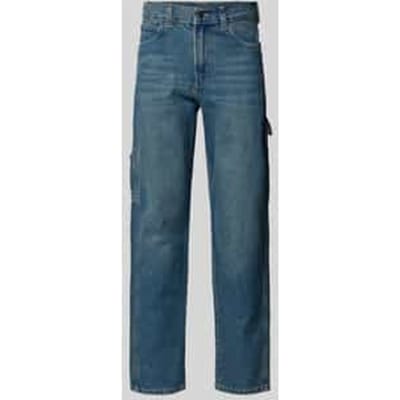 Regular Tapered fit Jeans in Used-look