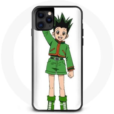 Telefoonhoesje - Hunter x Hunter - Iphone 11 Pro Max - Flexibel - Zwart - Ontwerp Gon Freecss