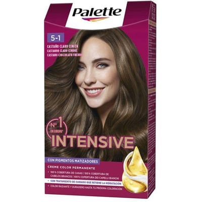 PALETTE INTENSIVE haarkleuring #5.1-lichtbruin as 1 stuk