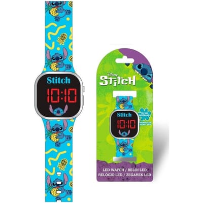 Kids Licensing Led Stitch Horloge Blauw