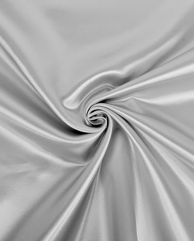 Satijn Duchesse Stof per Meter – Effen Zilver 070 – Luxe Glans – 150 cm Breed – Voor Bruidsmode & Avondkleding