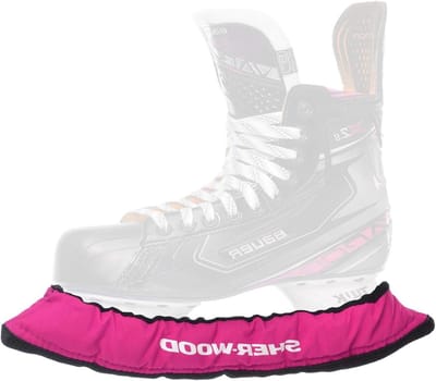 IJshockey Kousen - Schaatsbeschermers - Scherpe IJzers Beschermen - Versterkte Looprail - One Size - Roze
