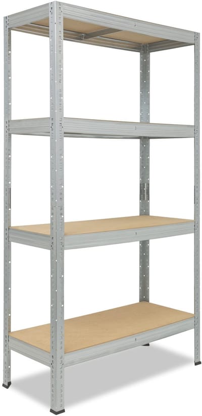 Shelfplaza PRO metalen stellingkast - 230x80x50 cm - verzinkt - 4 planken