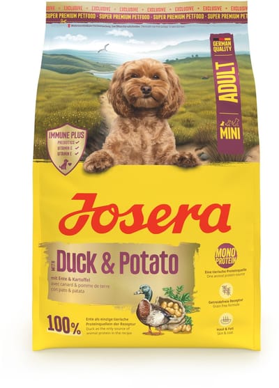 3 kg Josera mini adult duck & potato hondenvoer
