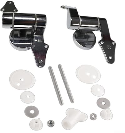 Dailygoods- Toilet Scharnier Stevig - Zinklegering - Vervangingsaccessoires - Langzaam Verlagend - Dempingskracht - Antishock Effect - Toiletdekselscharnier