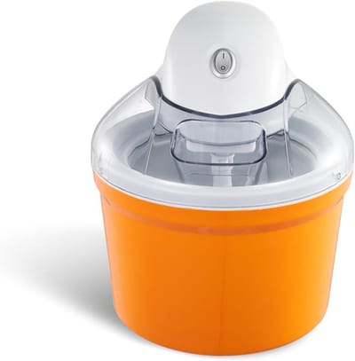 IJsmachine - Dessertmaker - Zelf ijs maken - Snelkoelend ontwerp - 1200 ml - Oranje