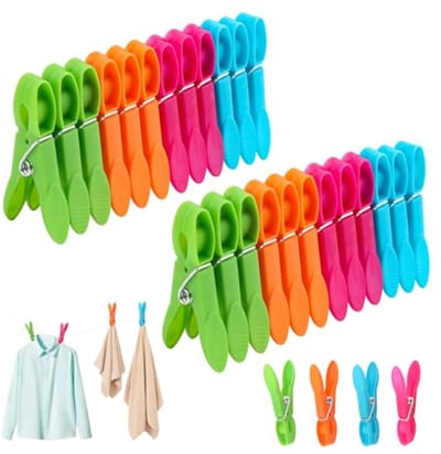 Duurzame wasknijpers 60 stuks - Antislip, winddicht en sterk voor kleding en handdoeken