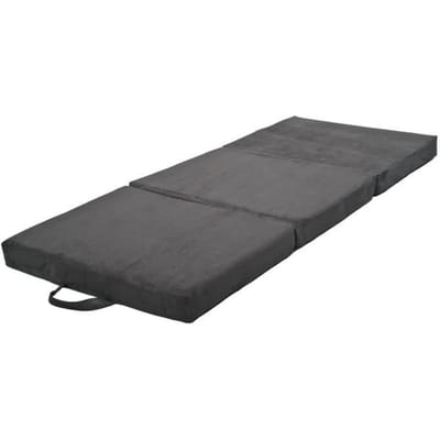 Matelas matelas pliable invité 200x80x10 cm gris