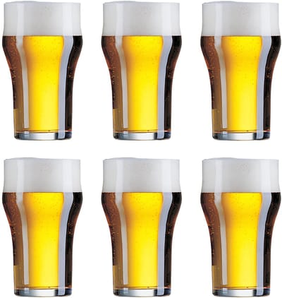 Cookinglife Engelse Bierglazen Nonic 340 ml - 6 stuks
