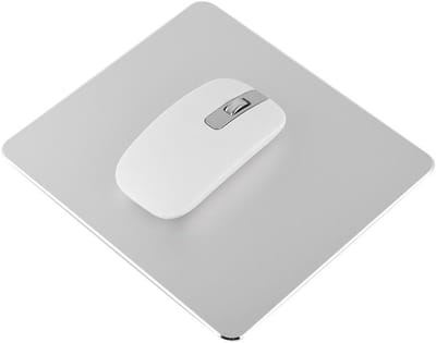 Mini Gaming Mouse Pad van Aluminium, Antislip Ontwerp, Compacte Afmetingen voor PC en Laptop met Sterke Constructie
