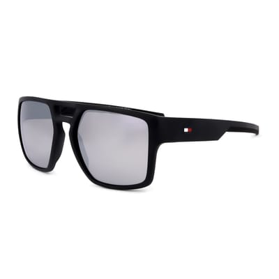 Tommy Hilfiger TH 1805/S 003 T4 matzwarte grijze spiegelzonnebril