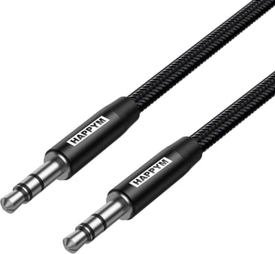 AUX kabel 3.5mm naar 3.5mm – 1 Meter - Zwart