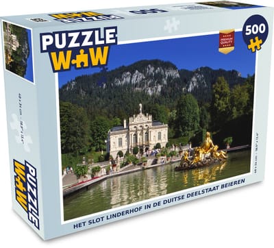 Puzzel Slot Linderhof - Beieren - Duitsland - Legpuzzel - Puzzel 500 stukjes