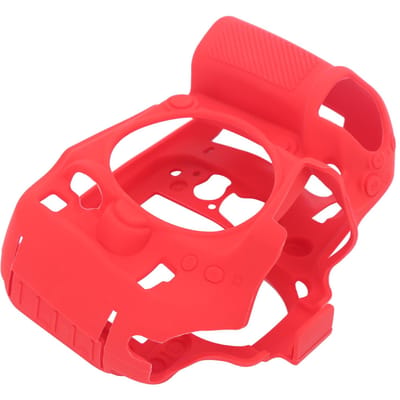 Protecteur d'appareil photo numérique Housse en silicone Couvercle d'appareil photo Adapté pour appareil photo Nikon D600D610Rouge rouge