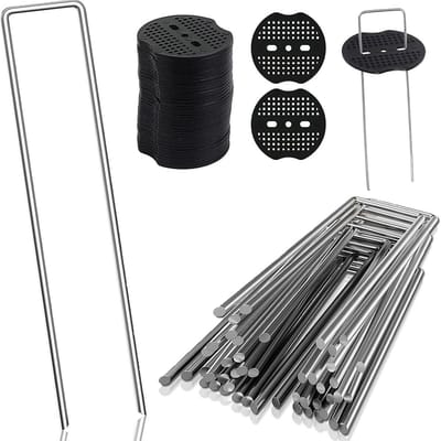 Anti-roest grondankers voor tuin en camping - 50 stuks, 150 mm lang, stabiele verankering