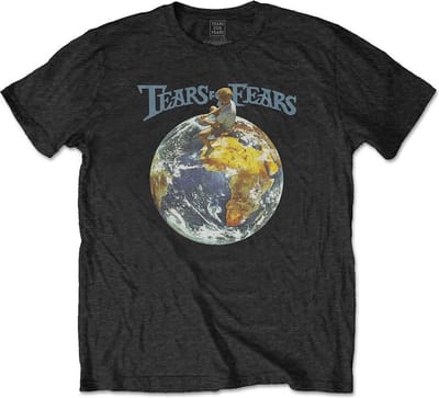 Tears For Fears - World Heren T-shirt - S - Zwart