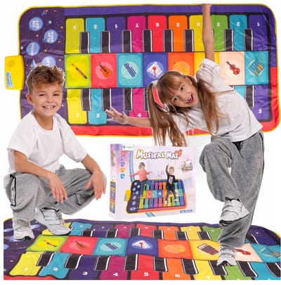 Grote Muzikale Dansmat Pianino voor Kinderen met Opnamefunctie - 145cm