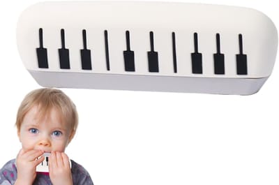 Kinder Mondharmonica - Muziek Speelgoed - Muziek Leren - Dubbele Rij 16 Gaten - 12 Cm