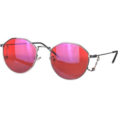 Blauwlichtfilter Bril Voor Vrouwen Betere Slaap Bril Rood Oranje Glas Nachtelijk Verbeteren Slapeloosheid Metalen Vorm Frame Kleine Maat 133mm pink