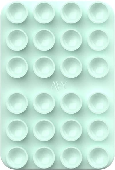 AVY Magnetische Liquid Silicone Zuignap Telefoonsticker / Telefoonhouder | Compatibel met MagSafe | Zelfklevende Telefoonhouder voor Spiegel, Raam en Muur | Handsfree Video's Maken | Matcha