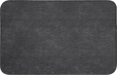 WC mat 80x50 cm - Antislip - Donkergrijs - Asfaltstructuur - Ruw - Toiletmat - Vloermat - Douchemat - Toilet tapijt - Toiletmatten