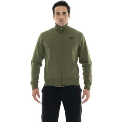 Sweaters Leone 1947 Man Full Zip Basic Small Logo