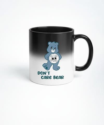 Don't Care Bear Magische Mok - CraftExpress Kleurveranderende Koffiemok