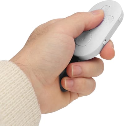 Solidchoice - Dailygoody - Scrollende Afstandsbediening - Bluetooth Afstandsbediening - Oplaadbaar - Wit - Remote Clicker - Voor Smartphones en Tablets - Geschikt v