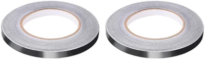 Dailygoods- Aluminiumfolie Plakband 2,8 mil - Metalen Band - Afdichten Hete Kleefpleisters - HVAC - Isolatie - 2 Rollen - Folieband