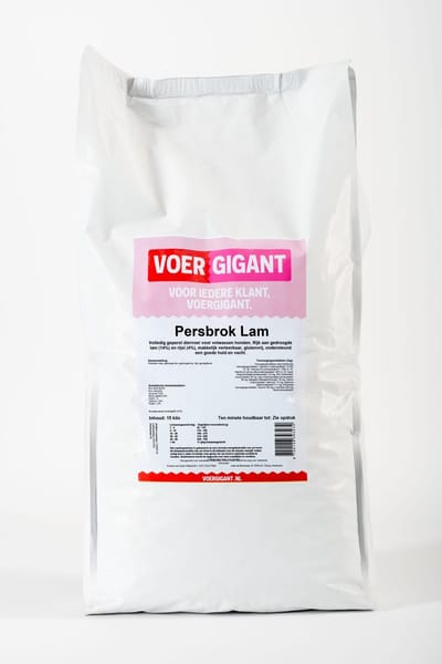 Voergigant - Hondenvoer - Lam - 15 kg