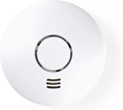 Nedis SmartLife Rookmelder | Wi-Fi | Batterij Gevoed | Levenscyclus sensor: 10 Jaar | EN 14604 | Max. batterijduur: 24 months | Android™ / IOS | 85 dB | Wit