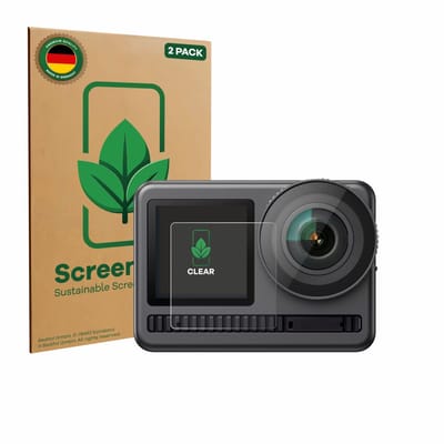 2 Stuks Screenprotector voor Akaso Brave 8 (Display voor) - Hoogwaardige Beschermfolie transparant