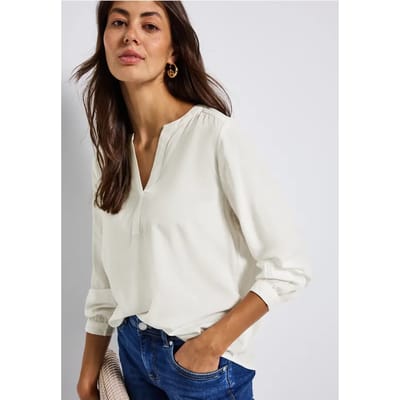 Tuniek met gespleten hals