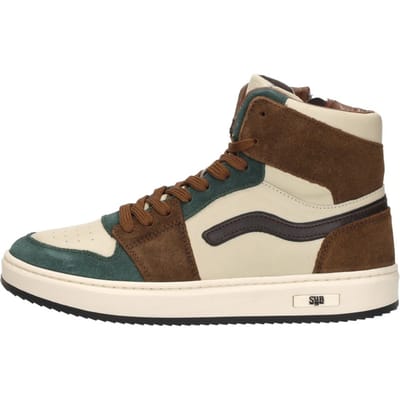 SUB55 Veterschoenen Hoog Veterschoenen Hoog - Groen - Maat 33