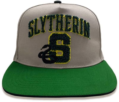 Harry Potter College Slytherin Cap groen-grijs Katoen Unisex - Fan merch, Film, Slytherin
