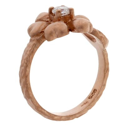 Orphelia Dames 925 Sterling Zilveren Ring - Roze ZR-3929/1
