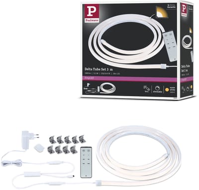 Paulmann SimPLED Delta Tube 3 Meter Warmwit 830 - Met Afstandsbediening - 11,5W - IP20