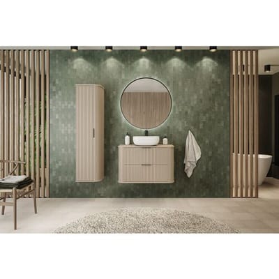 ELEGANCE Hangend meubel onder wastafel 41,5 × 120,4 × 51,7 cm kasjmier