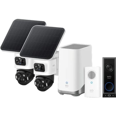 EufyCam S4 Duo Pack + HomeBase 3 + Video Doorbell E340 + Chime